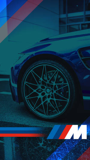 Llanta azul de auto con logotipo BMW M — Bmw Fondos de pantalla