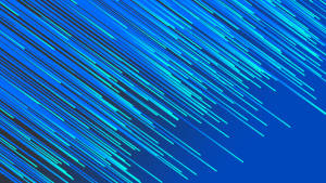 Lluvia de meteoros azul minimalista 4K