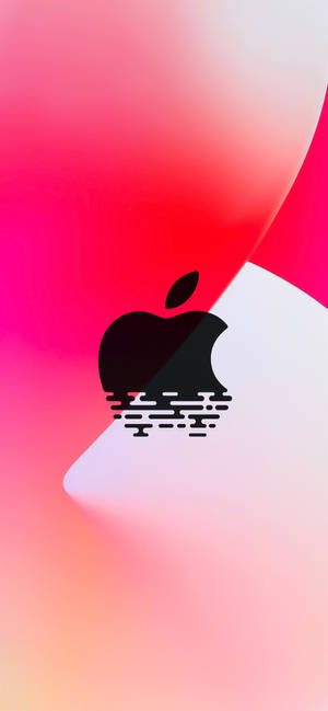 Fondo de pantalla logo de Apple rojo iPhone 12 — iPhone 13 Mini Fondos de pantalla