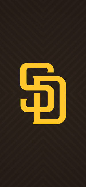 Fondo de pantalla del logotipo amarillo de los San Diego Padres — iPhone 17 Pro Fondos de pantalla