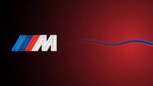Logotipo BMW M en degradado rojo — Bmw Fondos de pantalla