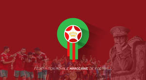 Logotipo de la Selección de Fútbol de Marruecos en Rojo Estético — Fondo rojo aesthetic Fondos de pantalla