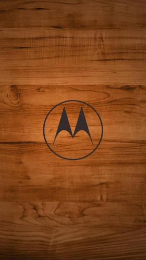 Logotipo de Motorola en Madera — Motorola Fondos de pantalla