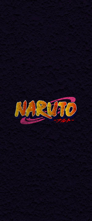 Logotipo de Naruto de Símbolos de Anime en Negro — Sony Xperia Fondos de pantalla