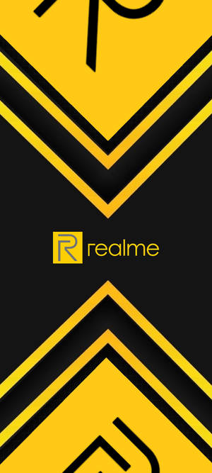 Logotipo de Realme amarillo y negro — POCO C71 Fondos de pantalla