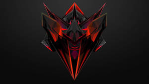 Fondo AMOLED de un logotipo de juego en tonos negro y rojo. — AMOLED Fondos de pantalla