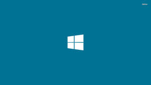 Fondo de pantalla del logotipo simple de Windows en el centro