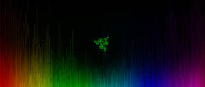 Fondo de pantalla del logotipo verde de Razer. — 2560x1080 Fondos de pantalla