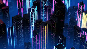 Fondo de la Ciudad Neón — Ciudad neón Fondos de pantalla