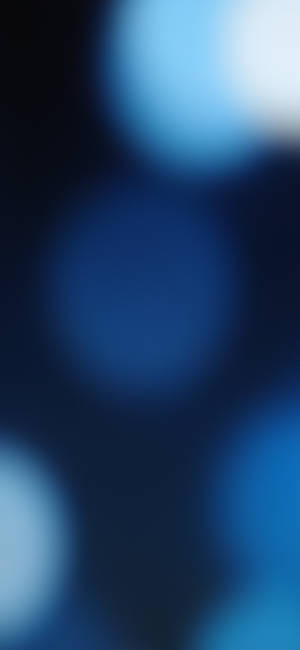 Fondo de pantalla de Luces de Orbes Azules IOS 13. — iPhone 17 Fondos de pantalla
