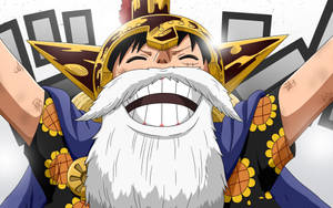 Luffy con Barba Blanca
