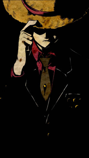 Luffy Elegante para Teléfono