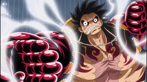 Fondo de pantalla de Luffy Gear 4 Cara Distorsionada — Luffy gear 4 Fondos de pantalla