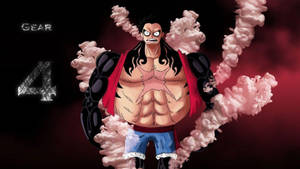 Fondo de pantalla de Luffy Gear 4 Vapor Rosa — Luffy gear 4 Fondos de pantalla