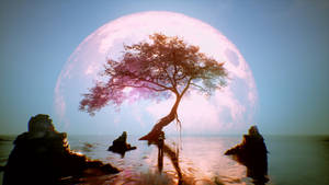 Fondo de pantalla Luna de Ghostwire Tokyo