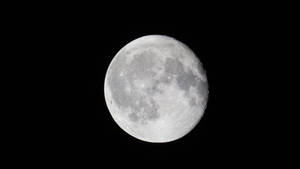 Luna Llena Perfecta Oscura 4k