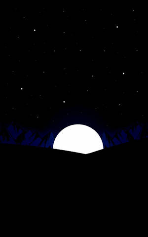 Luna Menguante Oled — OLED Fondos de pantalla