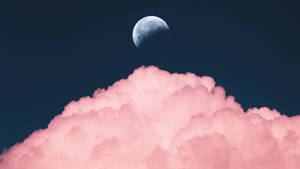 Luna sobre nubes estética para Mac