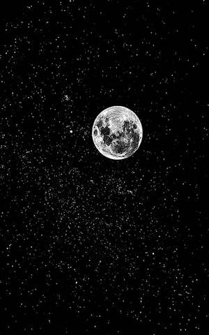 Luna Teléfono Estrellas Hermosas