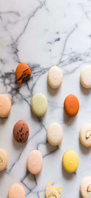 Macarons iPhone X [fondo de pantalla] — Galaxia A27 Fondos de pantalla