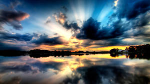 Macbook Air Atardecer en el Agua — MacBook Air Fondos de pantalla