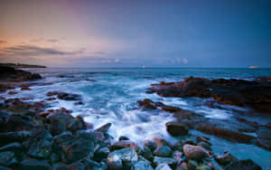 Majestuosas Olas del Océano