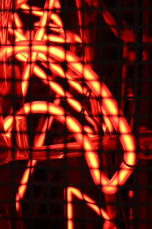 Fondo de pantalla de Malla Neón Roja