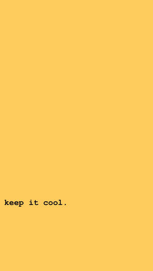 Mantén la calma en un lindo estilo pastel amarillo — Aesthetic amarillo pastel Fondos de pantalla