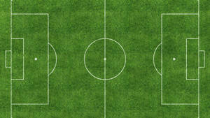 Fondo de pantalla de escritorio de marcas blancas de campo de fútbol.