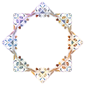Marco Floral Iluminado