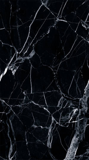 Mármol Negro Marquina Blanco para iPhone — Blanco y negro estético Fondos de pantalla
