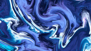 Mármol Pintado Estética Azul Oscuro HD — Azul oscuro estético Fondos de pantalla