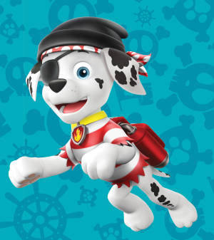 Fondo de pantalla de Marshall Pirata de Paw Patrol — Galaxy Z Fold Fondos de pantalla