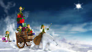 Elfos de Navidad — Navidad escritorio Fondos de pantalla
