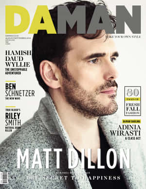 Matt Dillon luciendo relajado y guapo con chaleco y fedora — Galaxy Z Fold 8 Fondos de pantalla