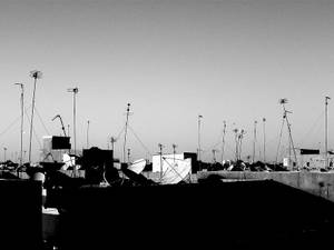 Mauritania en blanco y negro — Blanco y negro estético Fondos de pantalla
