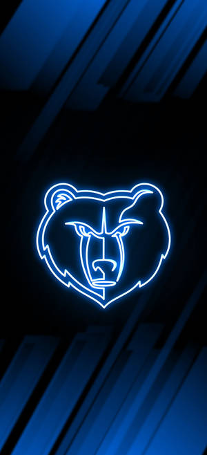 Fondo de pantalla Memphis Grizzlies Azul Neón — iPhone 18 Pro Fondos de pantalla