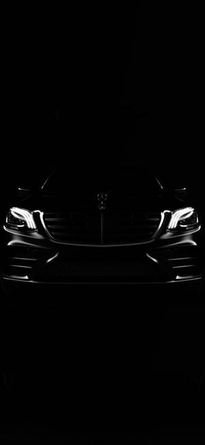 Mercedes iPhone X Fondo Negro — iPhone 16 Fondos de pantalla