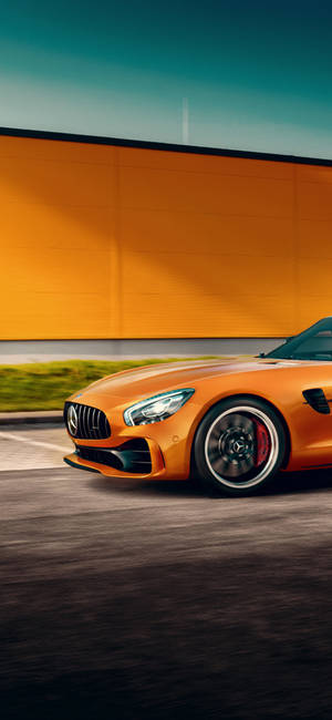 Mercedes Naranja iPhone X — iPhone 15 Plus Fondos de pantalla