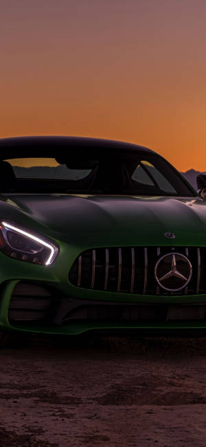 Mercedes Verde Oscuro iPhone X — iPhone 16 Plus Fondos de pantalla