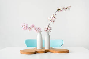Mesa estética minimalista pastel gótica — Limpio Fondos de pantalla