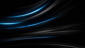 Fondo de pantalla abstracto de luces lineales negras y azules.