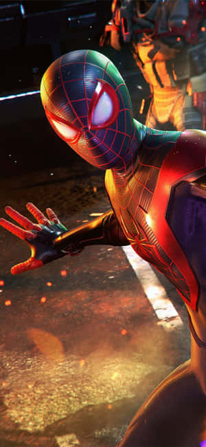 Miles Morales Iphone — Galaxia A18 Fondos de pantalla