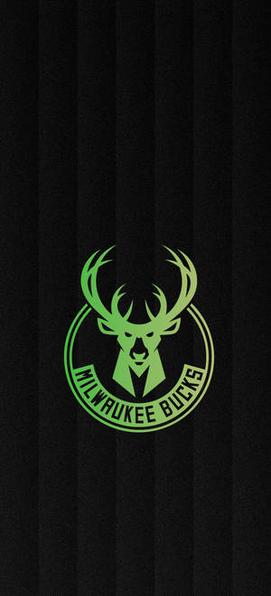 Fondo de pantalla del emblema verde de los Milwaukee Bucks — iPhone 16 Plus Fondos de pantalla