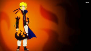 Fondo de pantalla de Minato con abrigo naranja de Naruto Shippuden.
