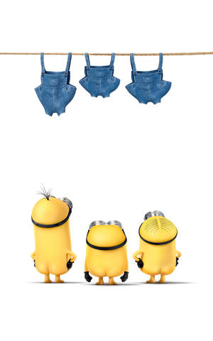 Fondo de pantalla Minions Desnudos con Ropa — Galaxy Tab S9 Fondos de pantalla