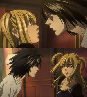 Fondo de pantalla de Misa Amane Y L — Motorola Razr Fold Fondos de pantalla
