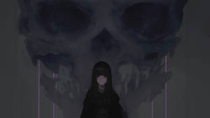 Fondo de pantalla de Miss Han Chan Anime Negro — Anime en Blanco y Negro Fondos de pantalla