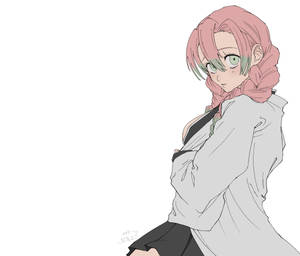Mitsuri de Demon Slayer genial — Demonio genial cazador Fondos de pantalla