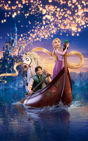 Fondo de pantalla móvil de Enredados Rapunzel — Galaxy Tab S10+ Fondos de pantalla